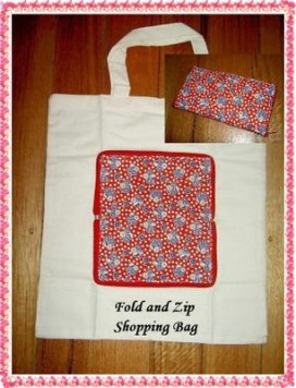 fold and zip shopping bag