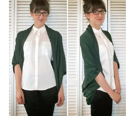 Easy Cocoon Cardigan Sewing Tutorial