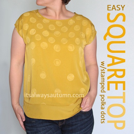 Tutorial: Easy Square Top – Sewing