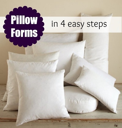 Tutorial: DIY pillow forms in just 4 steps