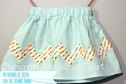 Main Image Chevron Skirt