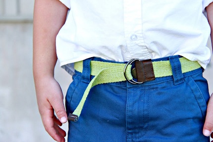 DIY Canvas Belt 7