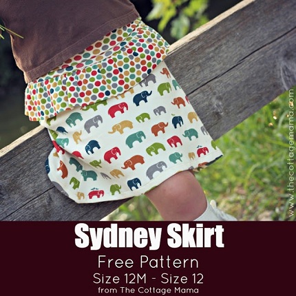 SydneySkirtFreePatternTheCottageMama