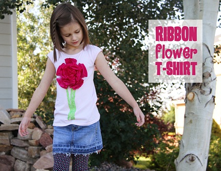 ribbonflowertshirt