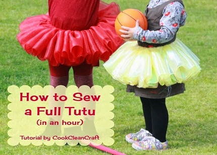 Tutorial: Little girl's ballerina dress-up tutu