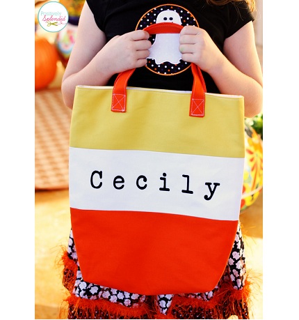 Tutorial: Candy Corn Tote Bag