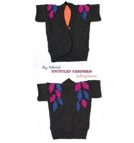 Tutorial: Falling Leaves Cardigan for little girls