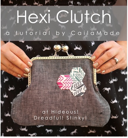 Tutorial: Hexi Clutch frame purse