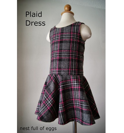 Free pattern: Little girl's drop waist dress