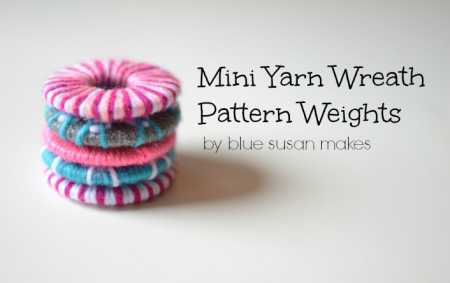 Tutorial: Yarn wrapped pattern weights