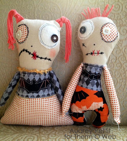 Tutorial: Boy and girl zombie softie dolls