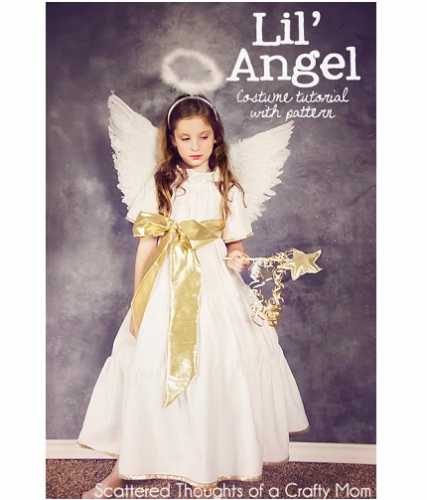 Free pattern: Angel dress for a costume