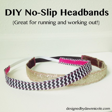 Tutorial: No-slip ribbon headband