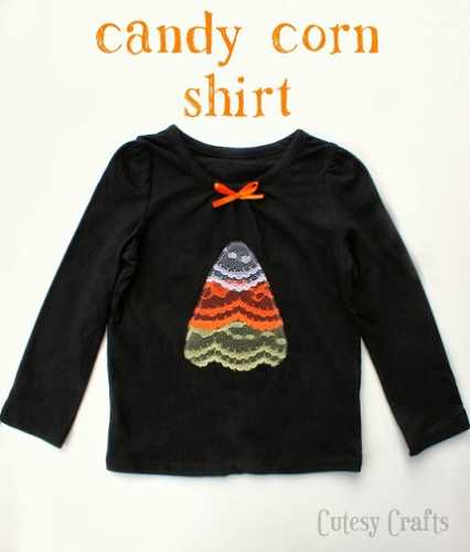 Tutorial: Lace candy corn Halloween applique