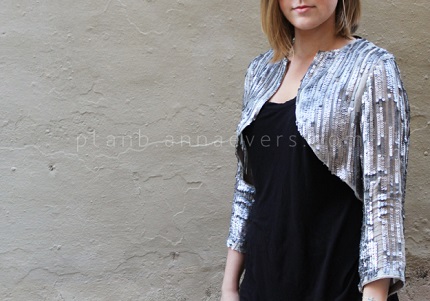 Free pattern: Sequined bolero