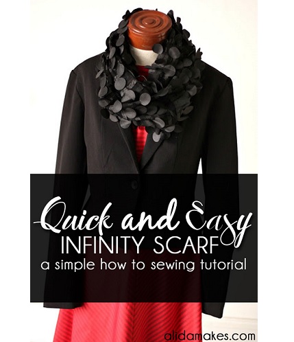 Tutorial: Quick and easy infinity scarf 