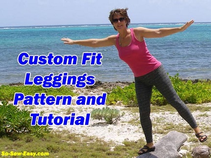 Tutorial: Draft and sew a pair of custom fit leggings