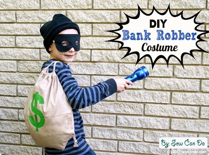 Idea file: Easy bank robber or ghost costume