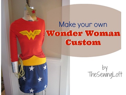 Tutorial: Wonder Woman costume appropriate for a girl to wear