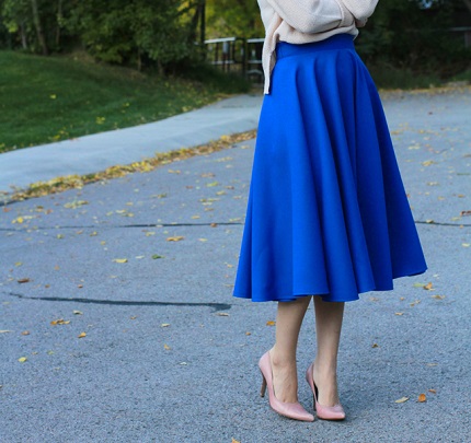 Tutorial: Midi circle skirt