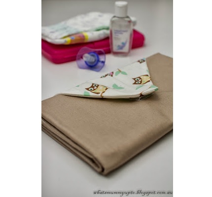 Tutorial: Baby changing mat clutch