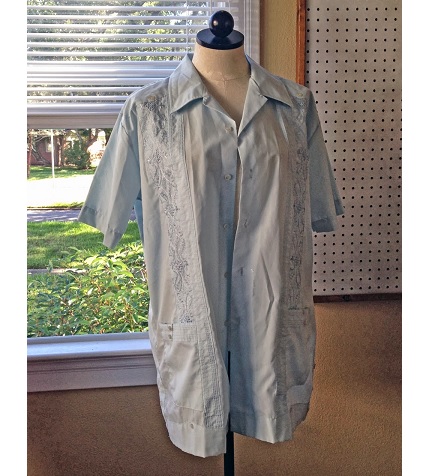 Tutorial: Take in a guayabera and maintain the details