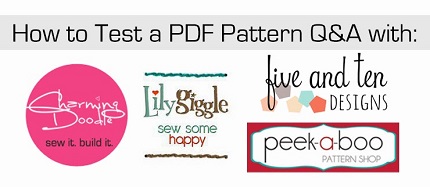 how to test a pdf pattern