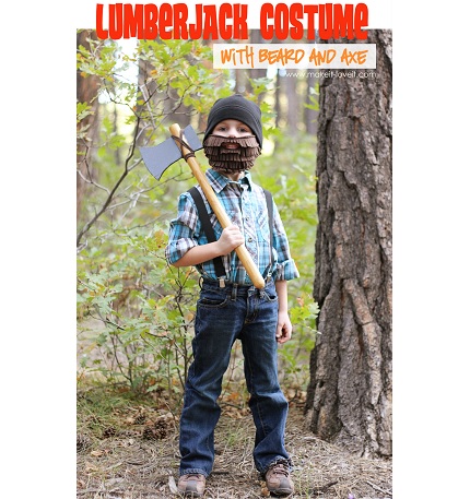 Tutorial: Lumberjack suspenders and fleece beard