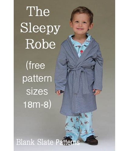 Free pattern: Sleepy Robe in kid sizes