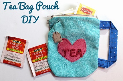 Tutorial: Tea bag pouch shaped like a tea cup