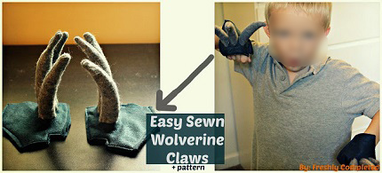 Tutorial: Wolverine claw gloves for a Halloween costume