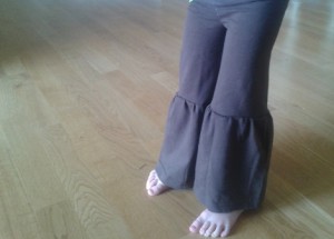 upcycled t-shirt pants