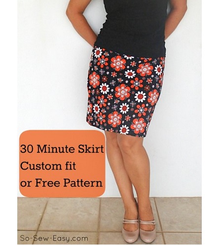 Free pattern: 30-minute easy skirt