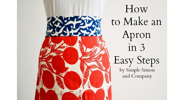 Video tutorial: 3 steps to make an apron