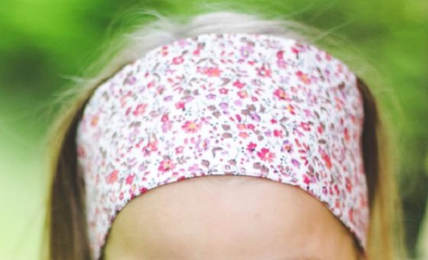 Tutorial: Wide fabric headband for little girls