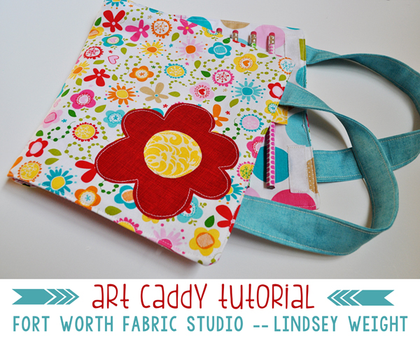 Tutorial: Kids art caddy