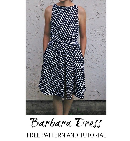 Free pattern: Retro inspired Barbara dress