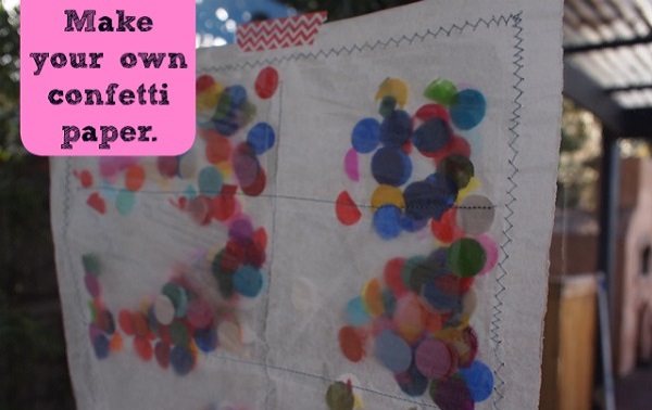 Tutorial: Confetti wrapping paper