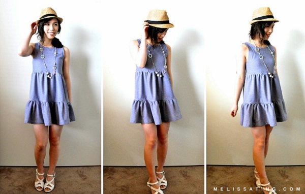 Tutorial: Tiered mini dress