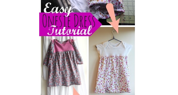 Tutorial: Easy onesie dress