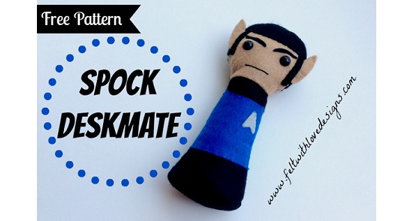 Free pattern: Felt Spock softie