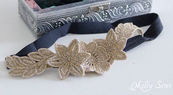 Tutorial: How to make a beautiful lace headband