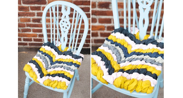 Tutorial: Friendship bracelet chair cushion