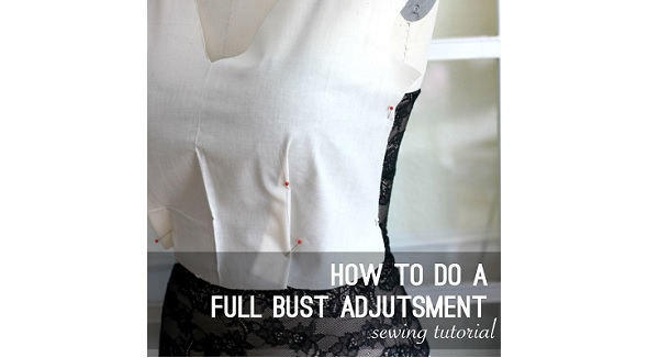 Tutorial: Full bust adjustment