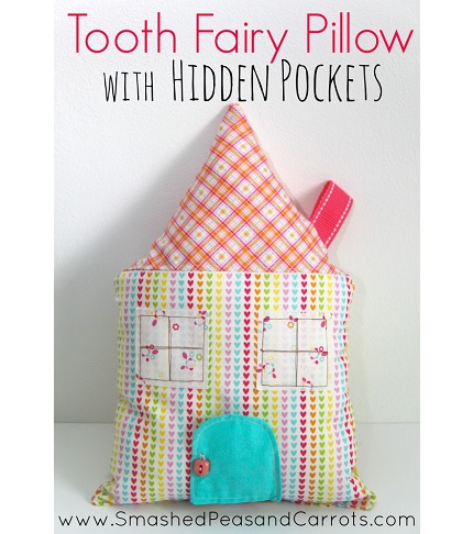 Tutorial: House tooth fairy pillow with hidden pockets