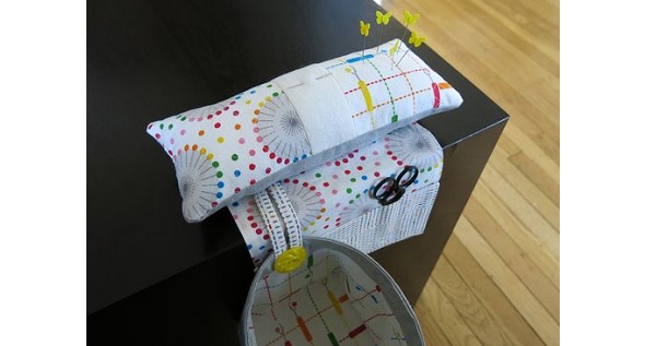 Tutorial: Pincushion organizer and thread catcher