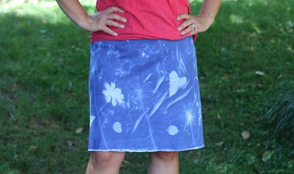 Tutorial: Sunprinted summer skirt