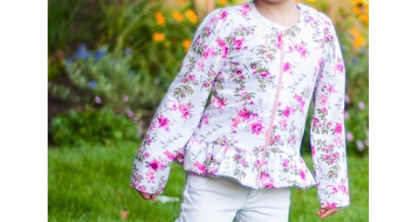 Free pattern: Lizzy peplum jacket for little girls