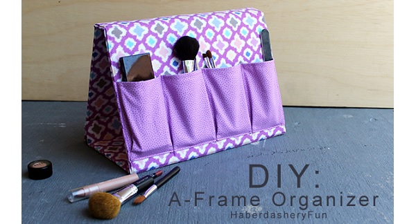 Tutorial: Fold-up A-frame organizer