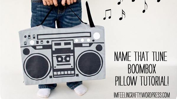 Tutorial: Boombox pillow that plays music